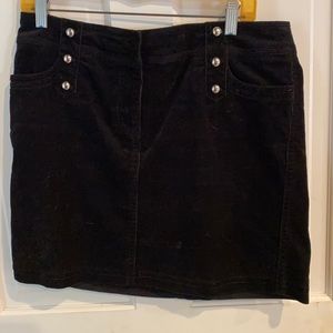 Black corduroy skirt sz8